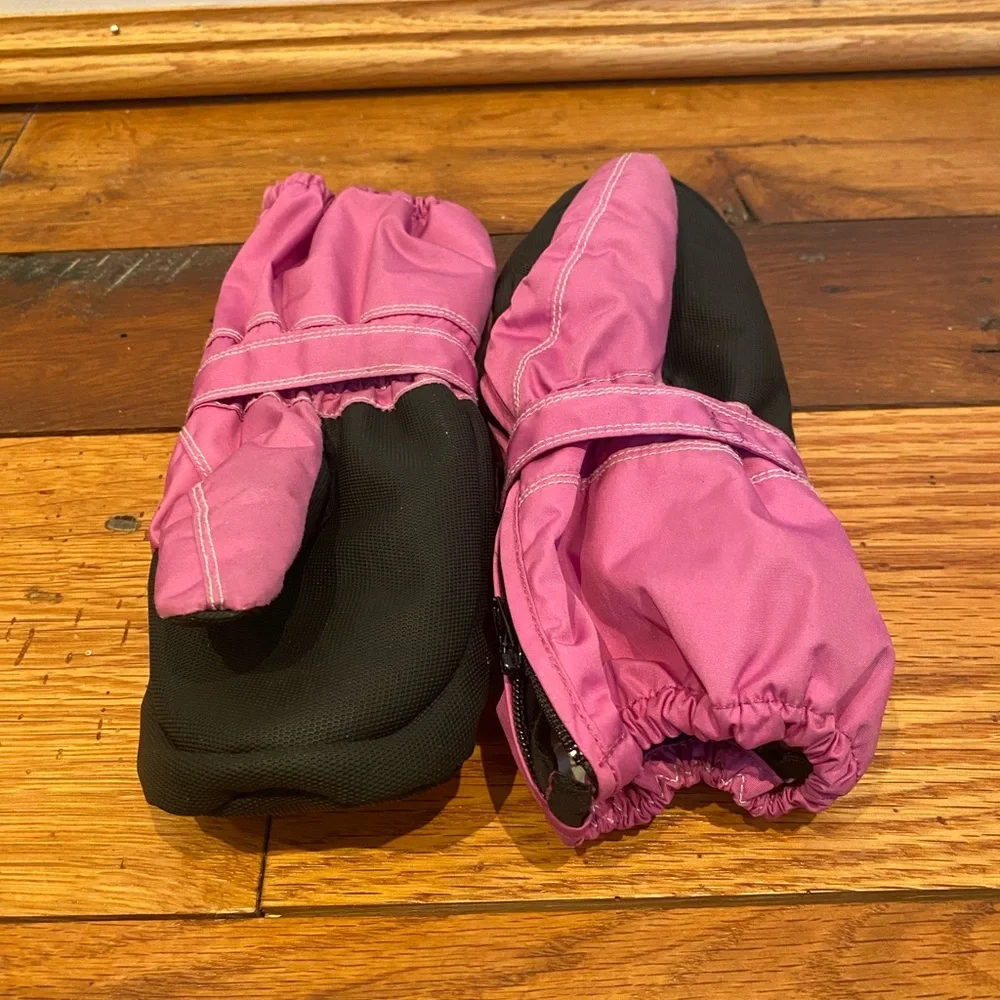 Hestra Kids Pink Snow Gloves